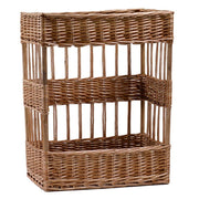 Cesta espositore vimini rettangolare cm38x28h48 - base cm36x26