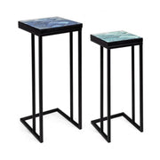 Set tavolini moderni arredo industrial pz 2