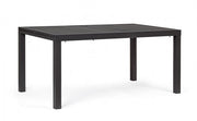 Tavolo allungabile antracite in alluminio stile classico cm 160-240x90