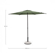 Ombrellone Samba C-Snodo 2.7M Antr-Olive