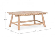 Tavolino Sahel Naturale 90X60