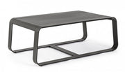 Tavolino per esterno in alluminio Antracite MERRIGAN 105x62x h38 cm
