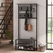 Scaffale ingresso Nomad metallo antracite