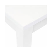 Tavolo pranzo allungabile interamente legno nobilitato cm 90x160-200 bianco