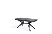 Tavolo allungabile grigio-negro 90 cm x 160-240  cm cm H. 76 cm