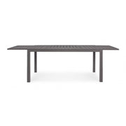 Tavolo per esterno allungabile in alluminio Caffè HILDE YK14 160-240x90x h75 cm