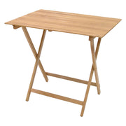 Tavolo Legno Pieghevole Pic Nic Cm 60 X 80 H 75 Cm - Col.Naturale Delta Trade