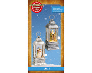 Lanterna decorativa per Natale fantasie assortite L15,5xP11xH24 cm
