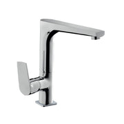 Rubinetto miscelatore per lavello cucina finitura cromo h.24x19 cm