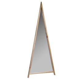 Specchio legno triangolo cm 67x4h170