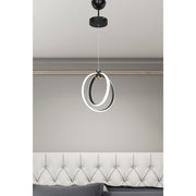Lampada a sospensione Felicia due cerchi Led ASZ1591