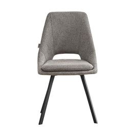 Sedia imbottita grigia Blauss  85x56x48 cm