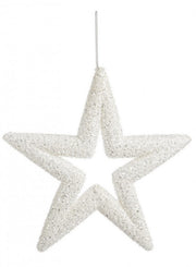 12x Pendaglio Angelica Stella Bianco L