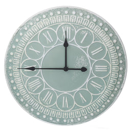 Orologio metallo verde cmø59x3