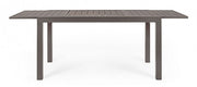 Tavolo per esterno allungabile in alluminio Caffè HILDE YK14 140-210x77x h75 cm
