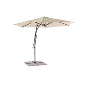 Ombrellone da giardino con braccio diametro 300x h253 cm SORRENTO Antracite-Natural