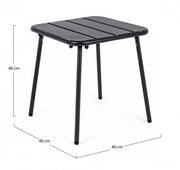 Tavolino Marlyn Antracite 40X40 -