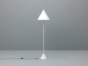 Lampada da terra in metallo bianco D40xD40x156h cm