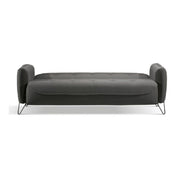 Divano letto tre posti in tessuto Grigio CROWN 215x94x h98 cm