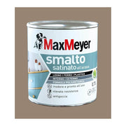 Smalto satinato ad acqua - colore yuta - 0,75lt