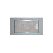 Cappa aspirante sottopensile in acciaio inox a parete luce a led  52x28,3 cm