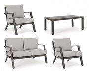 Set salotto Harley coffee 4 pezzi