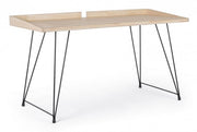 Scrivania legno e metallo vintage District