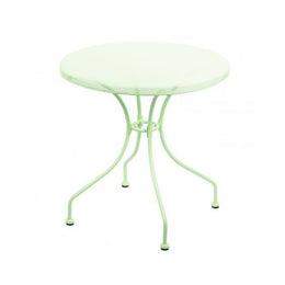 Tavolo per esterno in ferro battuto rotondo Verde NETTY diametro 70x h71 cm