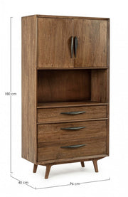 Mobile 2 ante 3 cassetti Sherman vintage cm96 x 40 x 180 h