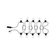 Catena luci esterno Bright 10 LED Trasparenti 8,4m