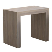Tavolo console allungabile struttura in folding finitura olmo 90x50-300 cm