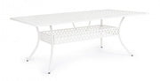 Tavolo da esterno Ivrea rettangolare bianco cm 107x 213
