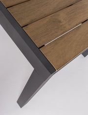 Tavolo allungabile in alluminio Elias 140-200x90 cm