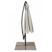 Ombrellone da giardino con braccio a 360°Texas cm 300x h260 Antracite-Natural iperbriko