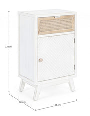 Mobiletto rustico in legno Clotilde