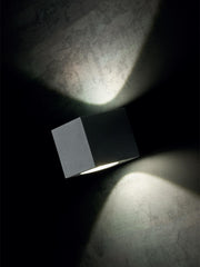 Applique 6W+6W Led 4000K  linea lula  grafite
