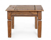 Tavolino in legno stile rustico cm 60x60