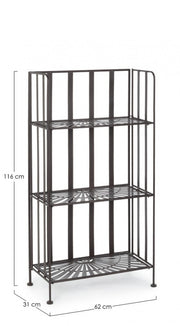 Scaffale 3P Ray Marrone 62X31X116H