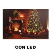 Rectangular multicolor wooden led panel cm60x40h1,8