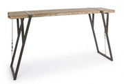 Tavolo bar stile industrial Blocks 200x54 cm