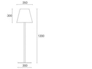 Piantana Piccola E27  linea lounge  alluminio