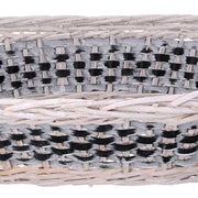 Cesta espositore vimini rettangolare cm38x28h48 - base cm36x26