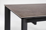 Tavolo allungabile Briva grigio nero