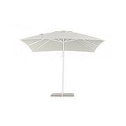 Ombrellone Eden con braccio bianco-legno naturale 3x3 m iperbriko