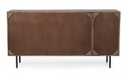 Credenza 2 ante 3 cassetti in legno Darsey