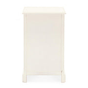 Cassettiera in legno tre cassetti Bianca AMABEL 40x32x h70 cm
