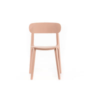 Sedia in polipropilene rosa antico 48x577,5h cm