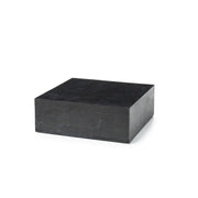 Tavolino moderno  pietra nero cm 80 x 80 x h 28