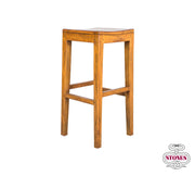 2xSgabello in legno multicolore 35x35x75h cm