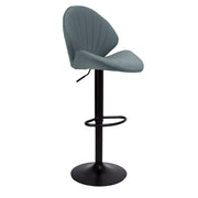 Sgabello regolabile Tunn grigio con piede nero  52x56x90 cm